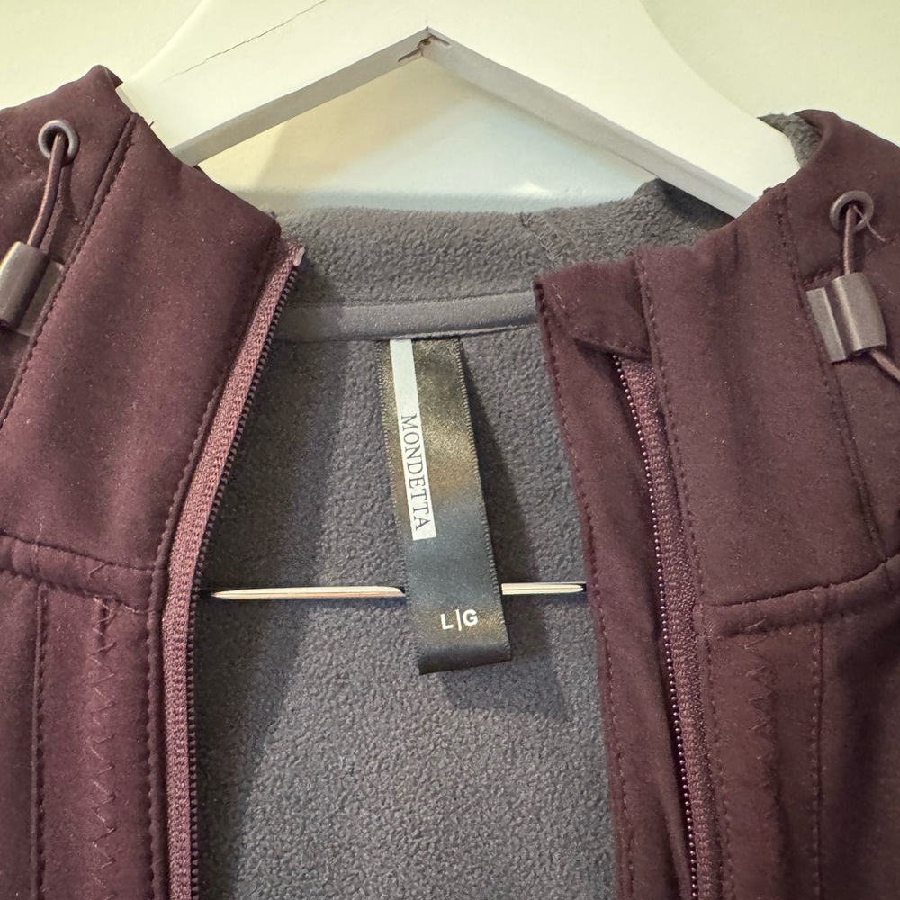 Mondetta Purple and Gray Waterproof Coat with Full-Length Zipper - Picture 3 of 9